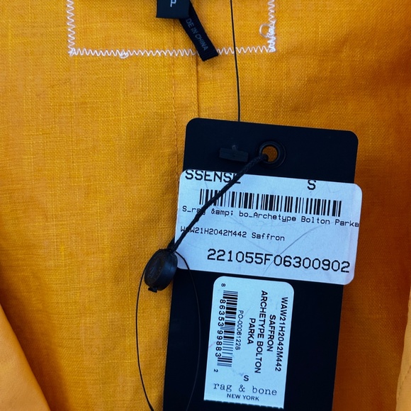 Rag and Bone Yellow Raincoat - Picture 4 of 8